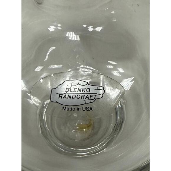 Lovely Blenko Clear Glass Decanter - Perfect Home Decor KT150 - Picture 2 of 4